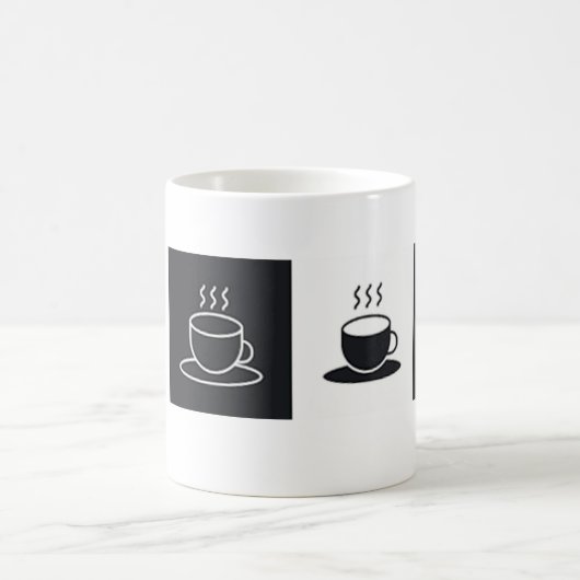 Mok van geblokte koffie (Center)