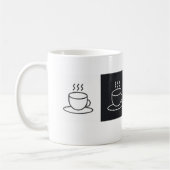 Mok van geblokte koffie (Links)