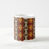 Mok van gebondente aardepatronen koffie (Center)
