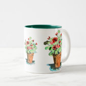 Mok van gebroken geranium (Voorkant rechts)