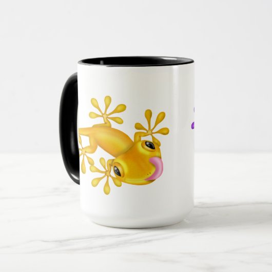 Mok van Gecko Animal koffie (Voorkant links)