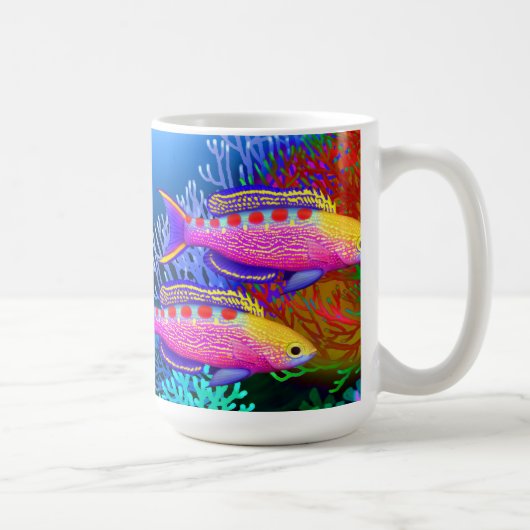 Mok van geel gepotte Anthias Reef (Rechts)