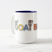 mok van geitenkoffie, geitenbrak logo (Voorkant links)