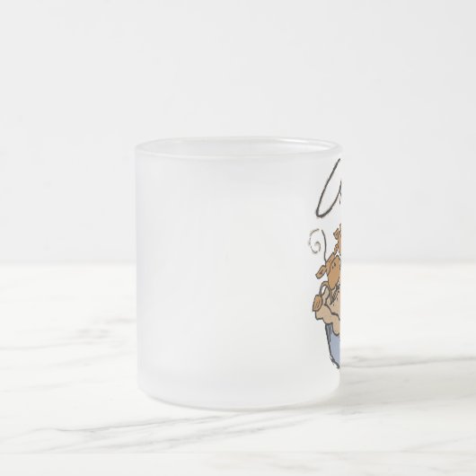 Mok van gekookt glas (kow) 10 oz (Center)