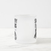 Mok van gekookte glazen koffie (Center)