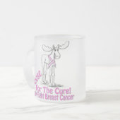 Mok van gekookte glazen koffie (Voorkant links)