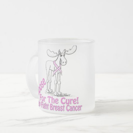 Mok van gekookte glazen koffie (Voorkant links)