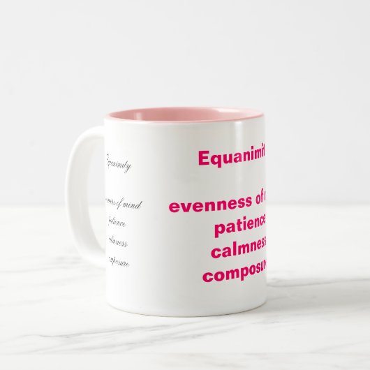 Mok van gelijke behandeling (Voorkant links)