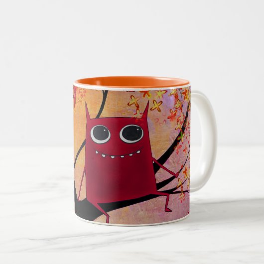 mok van gelukkige monsters (Voorkant rechts)