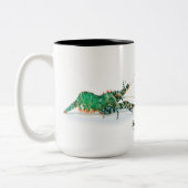 Mok van gemarmerde garnalen (Links)