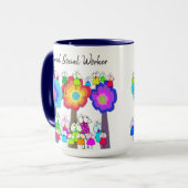 Mok van gepensioneerde maatschappelijk werkers (Voorkant links)