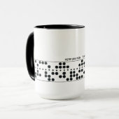 Mok van geperforeerde tape (Voorkant links)