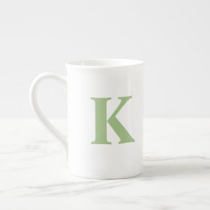Mok van gepersonaliseerd monogram Initiaal