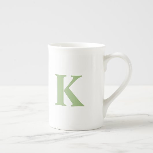 Mok van gepersonaliseerd monogram Initiaal (Rechts)