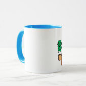 Mok van gepersonaliseerde cartoon - Boekhouding of (Voorkant links)