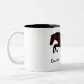 Mok van gepersonaliseerde pomppaarden (Links)