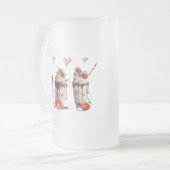 Mok van gesmolten glas (Voorkant links)