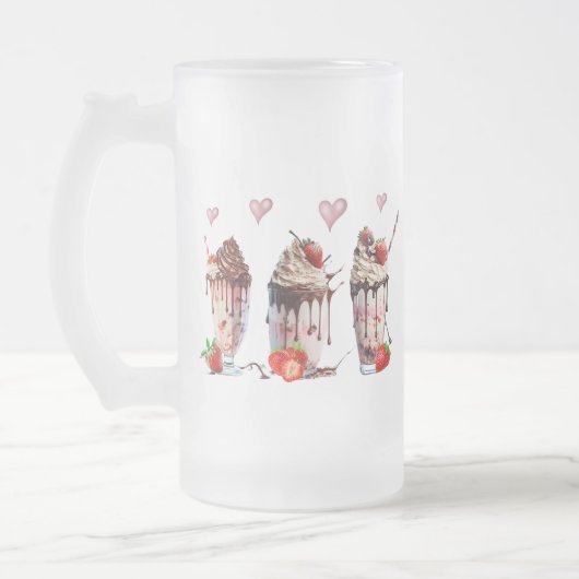 Mok van gesmolten glas (Links)