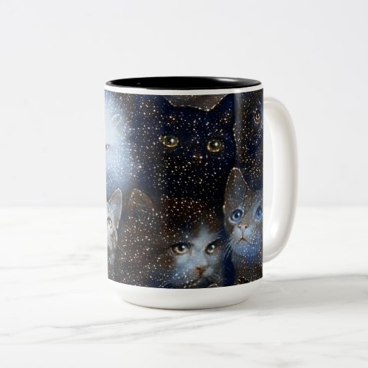 Mok van gesmolten katten (Voorkant rechts)