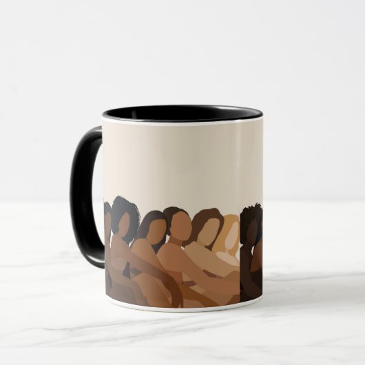 Mok van gesmolten vrouwen (Voorkant links)