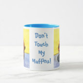 Mok van geverfde chocolade Chip-moffin keramische  (Midden)