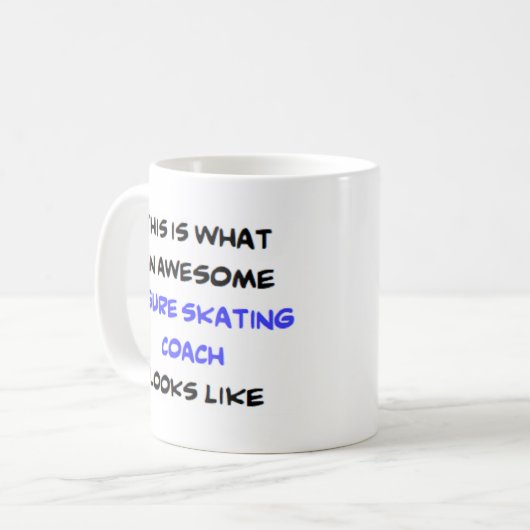 mok van geweldige schaatsenbus koffie (Voorkant links)