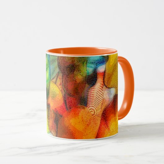 Mok van glas (Voorkant rechts)