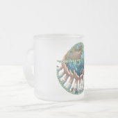 Mok van glas, bevroren, 10 oz (Voorkant links)