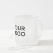 Mok van glas, bevroren (10 oz) (Voorkant rechts)