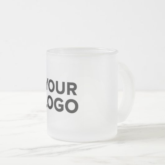 Mok van glas, bevroren (10 oz) (Voorkant rechts)