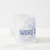 Mok van glas, bevroren, 10 oz (Voorkant links)