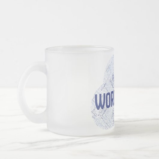 Mok van glas, bevroren, 10 oz (Links)