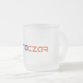 Mok van glas, bevroren - 10 oz (Voorkant rechts)