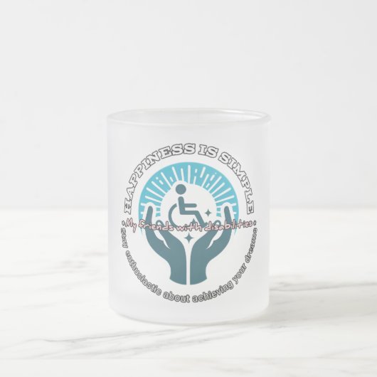 Mok van glas, bevroren, 10 oz (Center)