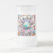 Mok van glas, bevroren, 16 oz (Center)