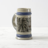 Mok van glas, bevroren, 16 oz (Voorkant links)