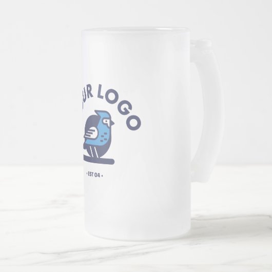 Mok van glas, bevroren (16 oz) (Voorkant rechts)