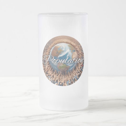 Mok van glas, bevroren, 16 oz (Center)