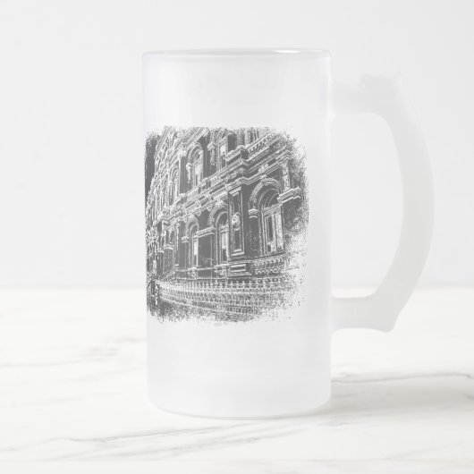 Mok van glas, bevroren, 473 ml (Rechts)