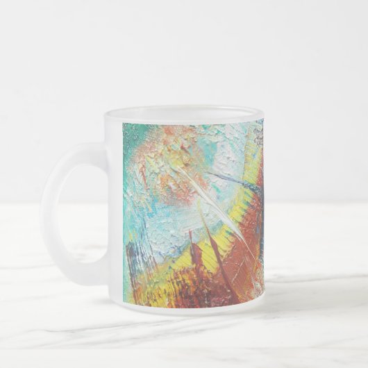 Mok van glas door Viktor Tilson (Links)