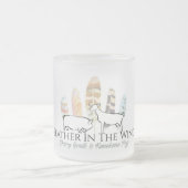 Mok van glas, FITW logo, 10 oz, bevroren (Center)