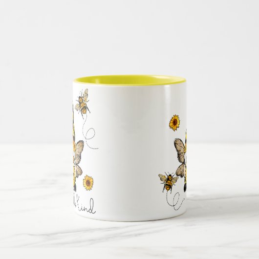 Mok van Gnome Bee Kind Zonnebloem (Center)
