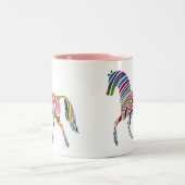 Mok van golfpaarden en keramische producten (Center)