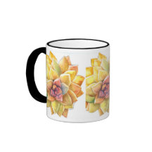 Mok van grafische koffie