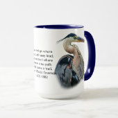 Mok van Great Blue Heron (Voorkant rechts)