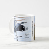 Mok van Great Blue Heron Coffee (Voorkant links)