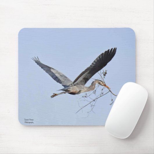 Mok van Great Blue Heron Coffee Muismat (Met muis)