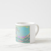 Mok van Great Wave Pastel Bone China (Voorkant rechts)