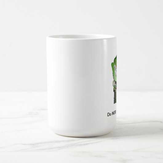 Mok van groene kikkervisjes (Center)