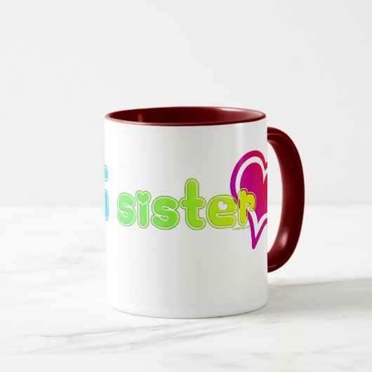 Mok van grote zusjes (Voorkant rechts)
